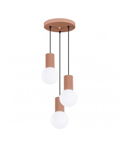 Lampa wisząca HALO 3P mocca Sollux SL.1735