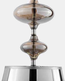 LAMPA WISZĄCA NOWOCZESNA SREBRNA VENEZIANA W1 LUMINA DECO