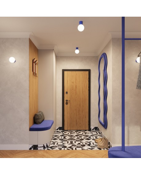 Kinkiet HALO ultramaryna IP44 Sollux SL.1737