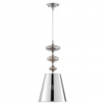LAMPA WISZĄCA NOWOCZESNA SREBRNA VENEZIANA W1 LUMINA DECO