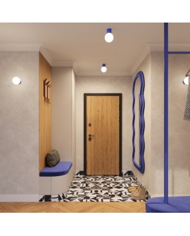 Plafon HALO ultramaryna IP44 Sollux SL.1738