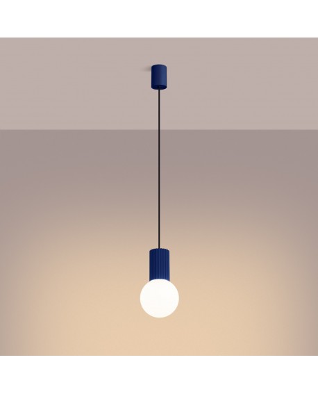 Lampa wisząca HALO 1 ultramaryna Sollux SL.1739