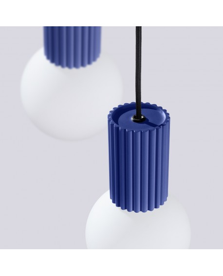 Lampa wisząca HALO 3P ultramaryna Sollux SL.1740