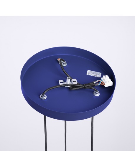 Lampa wisząca HALO 3P ultramaryna Sollux SL.1740