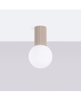 Plafon HALO taupe IP44 Sollux SL.1743