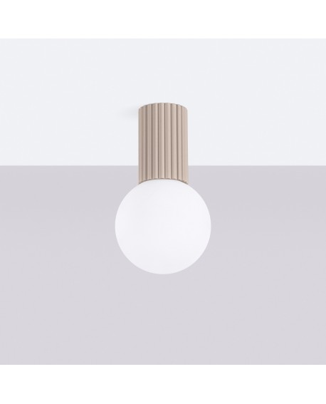 Plafon HALO taupe IP44 Sollux SL.1743