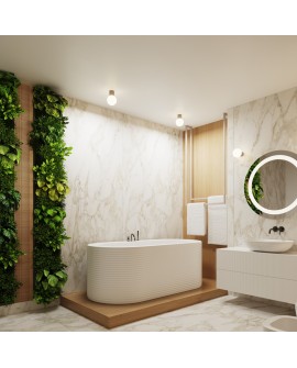 Plafon HALO taupe IP44 Sollux SL.1743