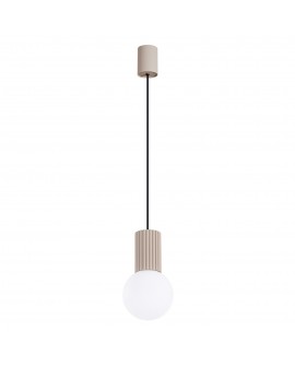 Lampa wisząca HALO 1 taupe Sollux SL.1744