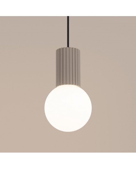 Lampa wisząca HALO 1 taupe Sollux SL.1744