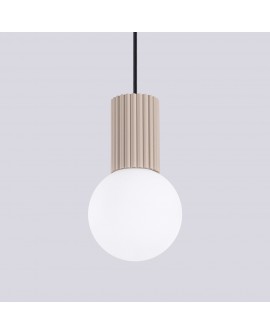 Lampa wisząca HALO 1 taupe Sollux SL.1744
