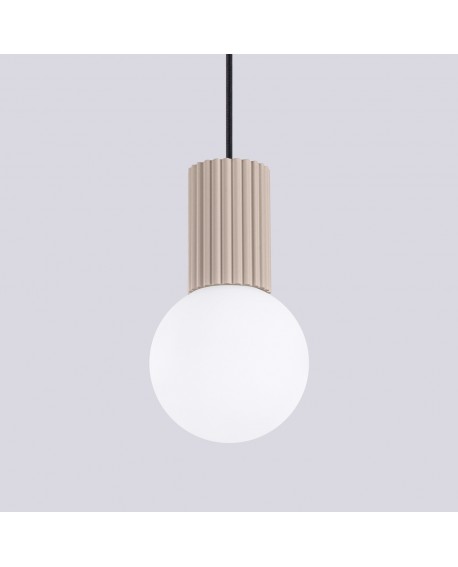 Lampa wisząca HALO 1 taupe Sollux SL.1744