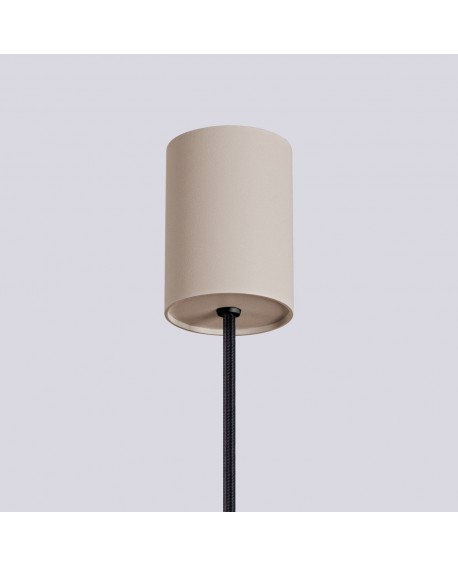 Lampa wisząca HALO 1 taupe Sollux SL.1744