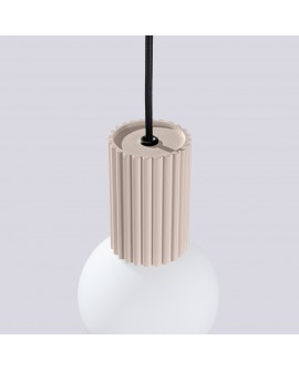 Lampa wisząca HALO 1 taupe Sollux SL.1744