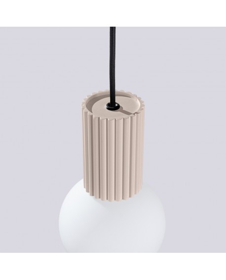 Lampa wisząca HALO 1 taupe Sollux SL.1744