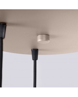 Lampa wisząca HALO 3P taupe Sollux SL.1745