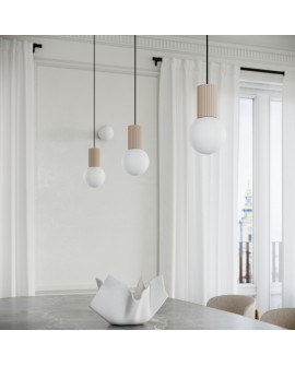 Lampa wisząca HALO 3P taupe Sollux SL.1745