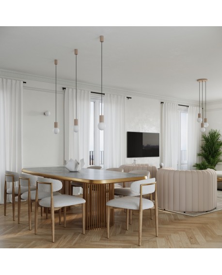 Lampa biurkowa HALO taupe Sollux SL.1746