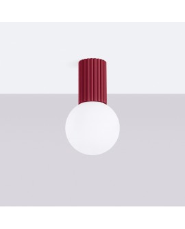 Plafon HALO burgund IP44 Sollux SL.1748