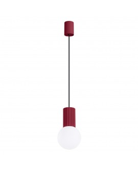 Lampa wisząca HALO 1 burgund Sollux SL.1749