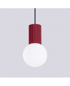Lampa wisząca HALO 1 burgund Sollux SL.1749
