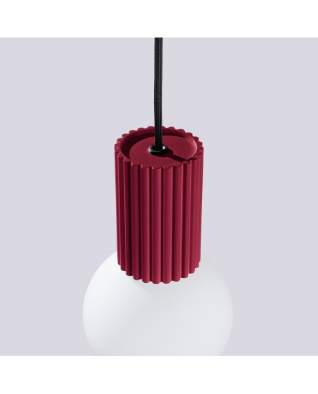 Lampa wisząca HALO 1 burgund Sollux SL.1749