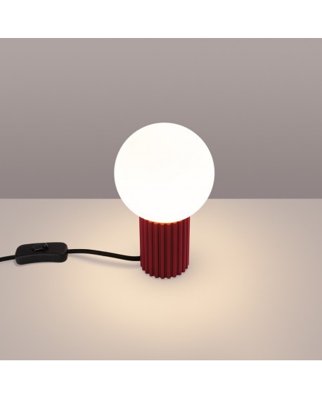 Lampa biurkowa HALO burgund Sollux SL.1751