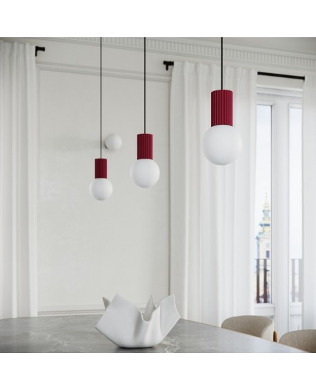 Lampa biurkowa HALO burgund Sollux SL.1751