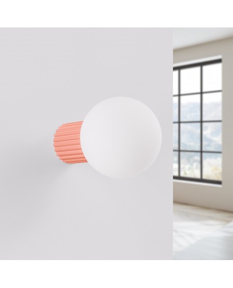 Kinkiet HALO brzoskwiniowy IP44 Sollux SL.1752