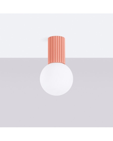 Plafon HALO brzoskwiniowy IP44 Sollux SL.1753