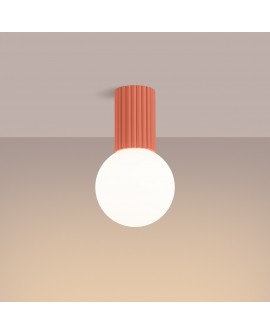 Plafon HALO brzoskwiniowy IP44 Sollux SL.1753