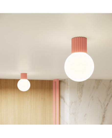 Plafon HALO brzoskwiniowy IP44 Sollux SL.1753