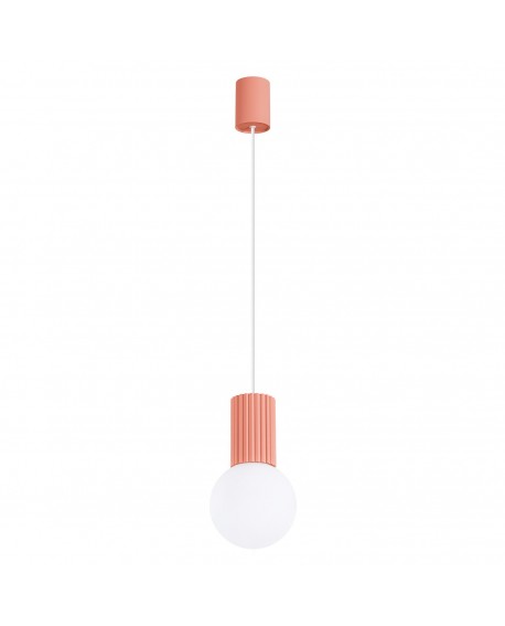 Lampa wisząca HALO 1 brzoskwiniowa Sollux SL.1754