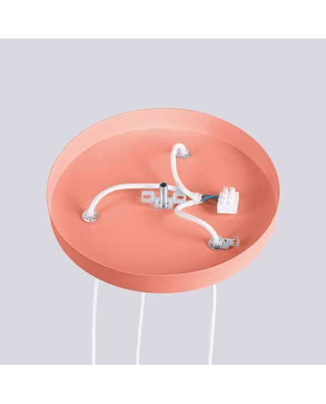 Lampa wisząca HALO 3P brzoskwiniowa Sollux SL.1755