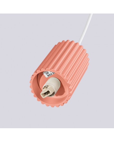 Lampa wisząca HALO 3P brzoskwiniowa Sollux SL.1755