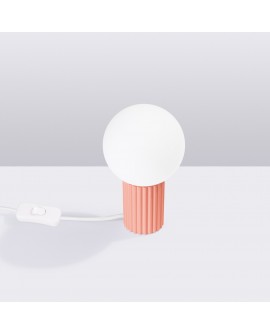 Lampa biurkowa HALO brzoskwiniowa Sollux SL.1756