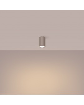 Plafon KARBON 10 taupe Sollux SL.1758