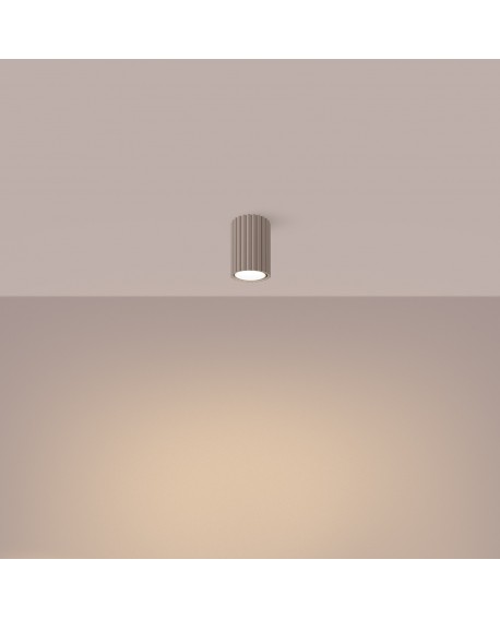 Plafon KARBON 10 taupe Sollux SL.1758