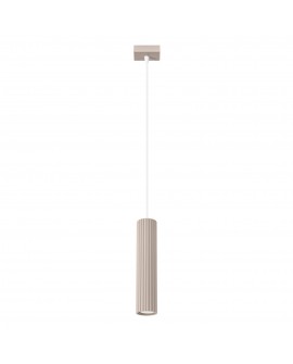 Lampa wisząca KARBON 1 taupe Sollux SL.1759