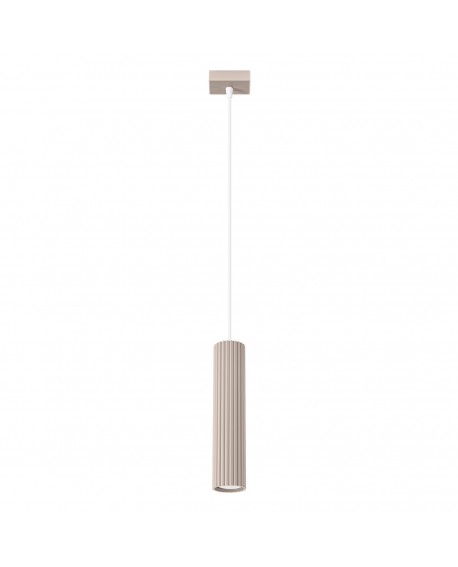Lampa wisząca KARBON 1 taupe Sollux SL.1759