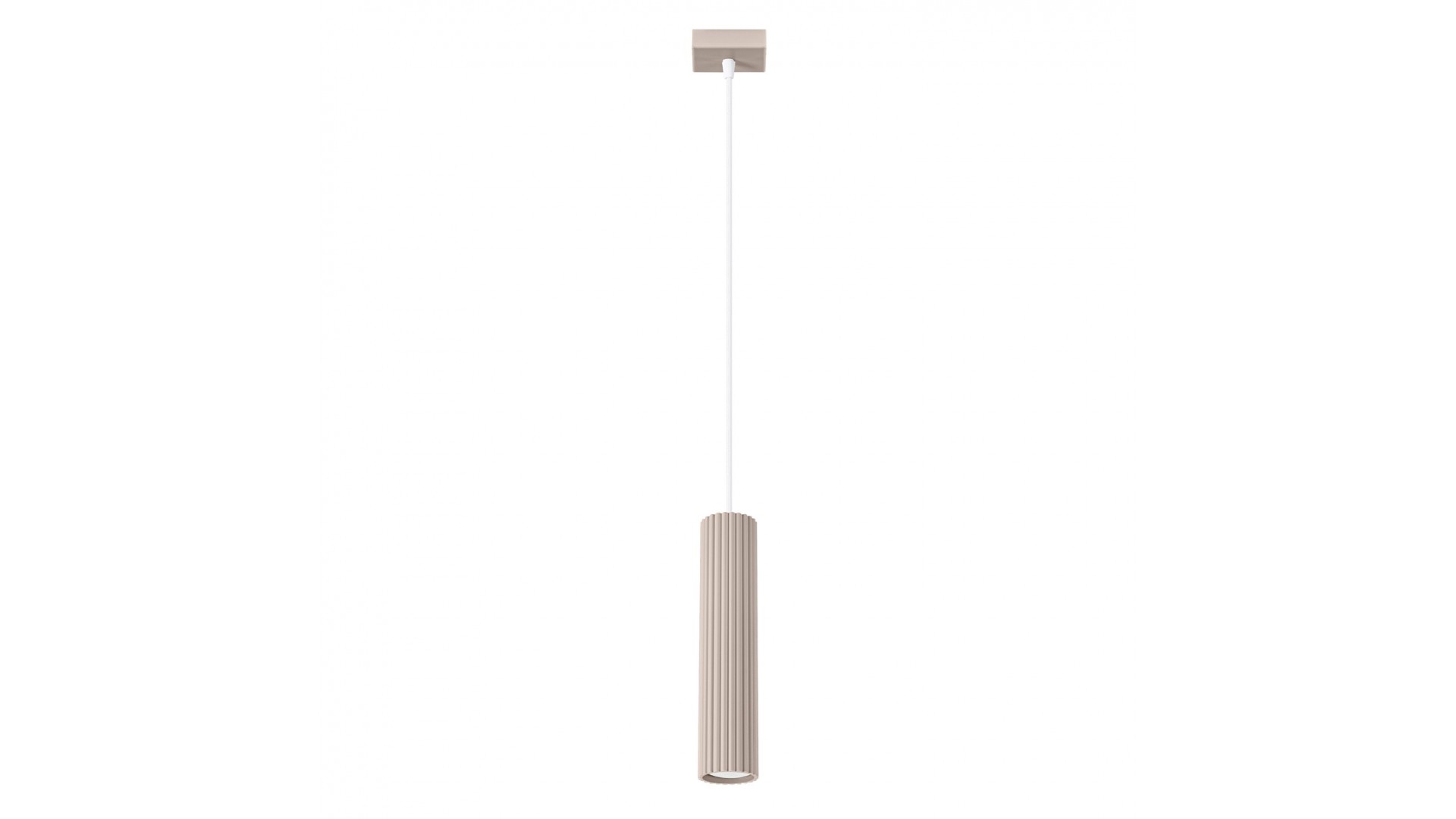 Lampa wisząca KARBON 1 taupe Sollux SL.1759