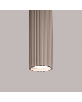 Lampa wisząca KARBON 1 taupe Sollux SL.1759