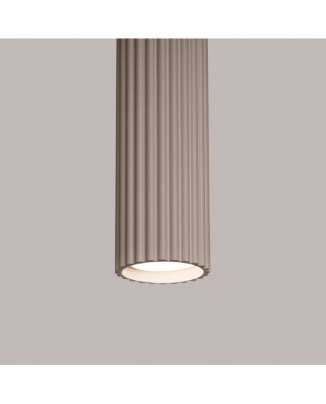 Lampa wisząca KARBON 1 taupe Sollux SL.1759