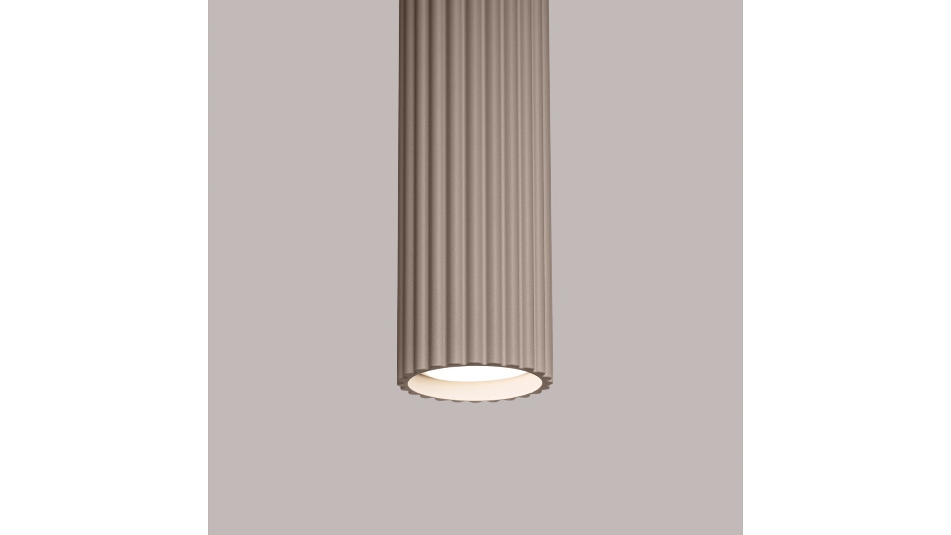 Lampa wisząca KARBON 1 taupe Sollux SL.1759