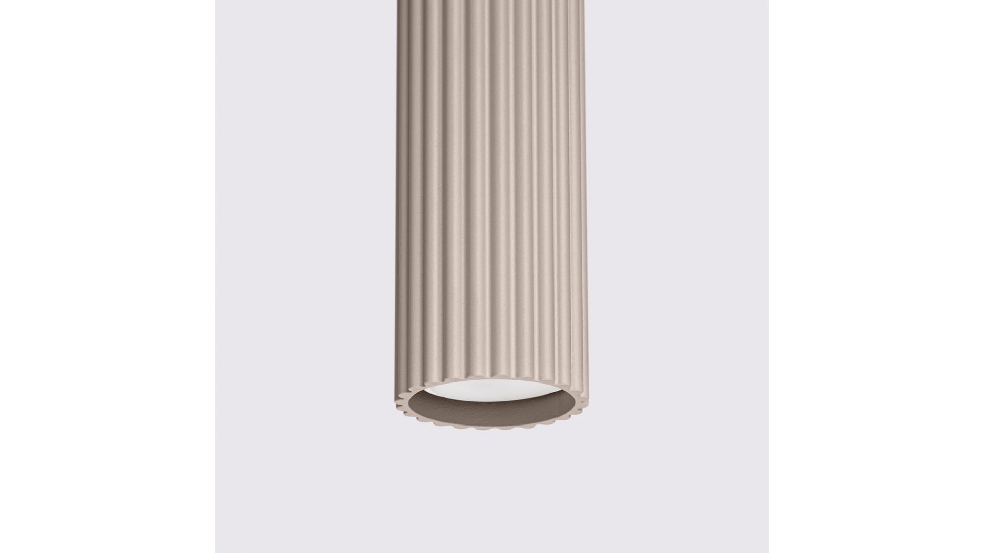 Lampa wisząca KARBON 1 taupe Sollux SL.1759