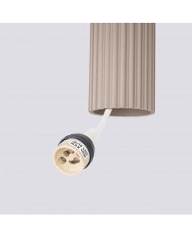 Lampa wisząca KARBON 1 taupe Sollux SL.1759