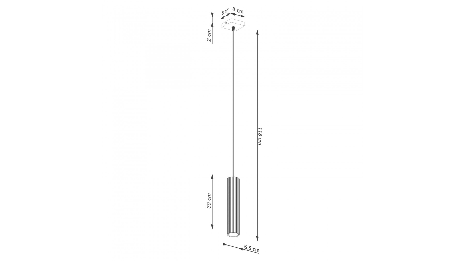 Lampa wisząca KARBON 1 taupe Sollux SL.1759