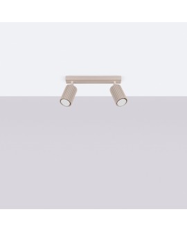 Plafon KARBON 2 taupe Sollux SL.1763