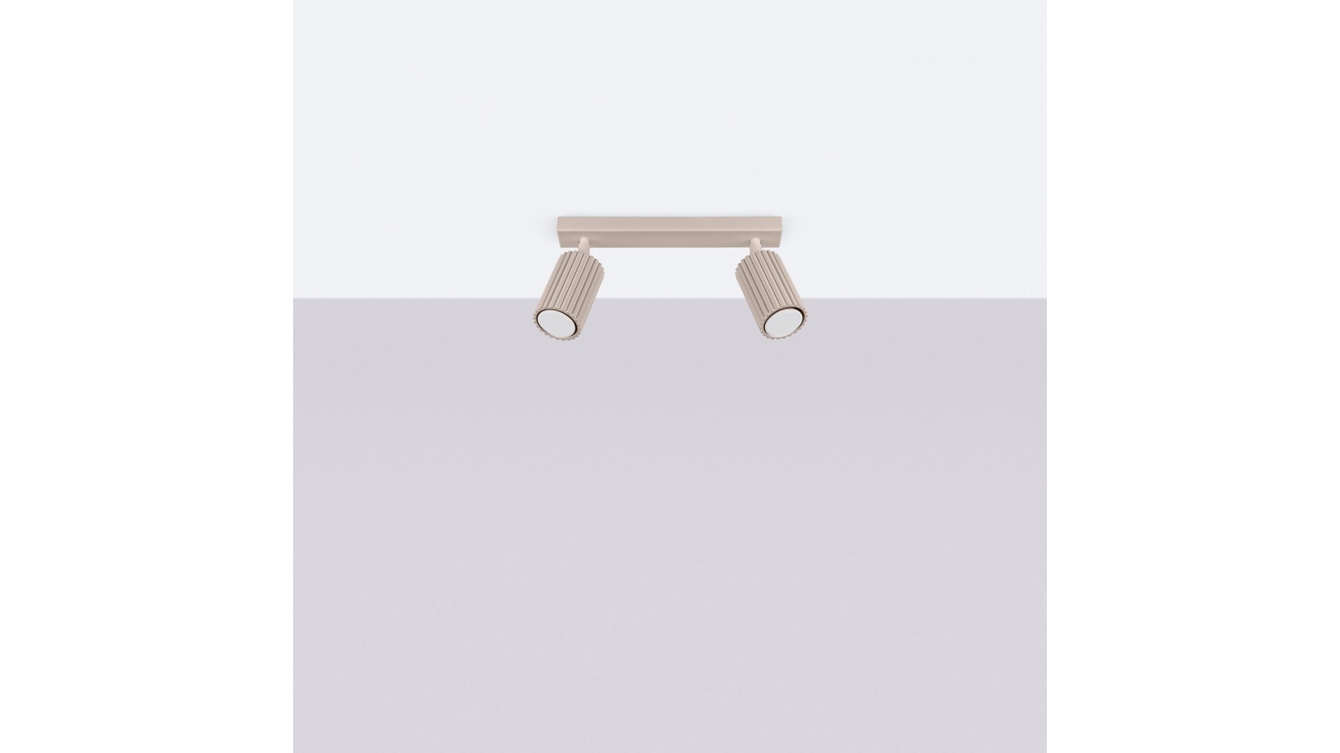 Plafon KARBON 2 taupe Sollux SL.1763