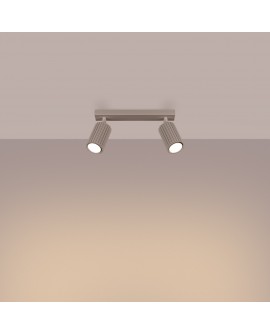 Plafon KARBON 2 taupe Sollux SL.1763