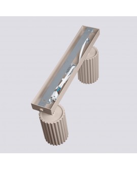 Plafon KARBON 2 taupe Sollux SL.1763